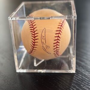 CARLOS ZAMBRANO - Chicago Cubs Signed Autographed MLB Baseball Ball